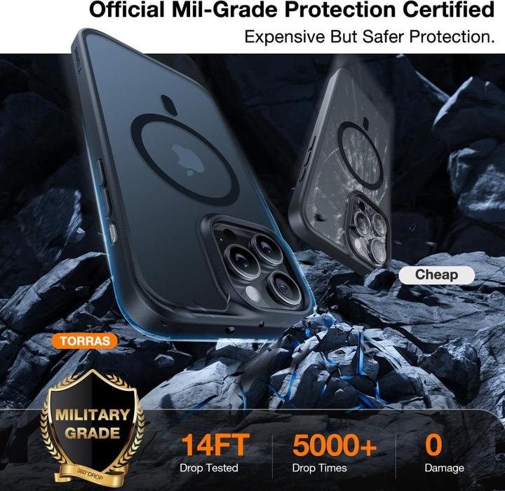 Produktbild Torras Guardian MagSafe iPhone 15 Pro Max (Apple iPhone 15 Pro Max)