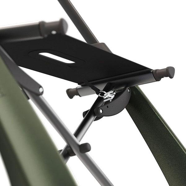 Actual product image Russka Rollator Carbon Overland metallic green