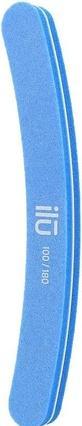 Produktbild Tools for Beauty T4B ILU Double-Sided Blue Nail File for Manicure and Pedicure Curved Shape 100/180 Grit
