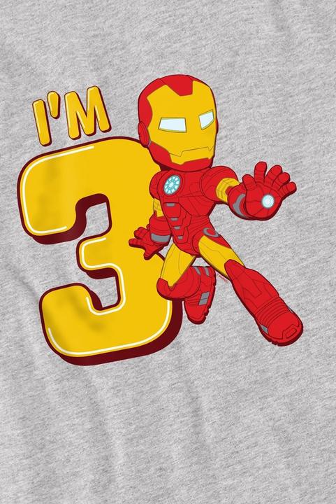Immagine prodotto Iron Man Maglietta Terzo Compleanno Carino Bambini (140)