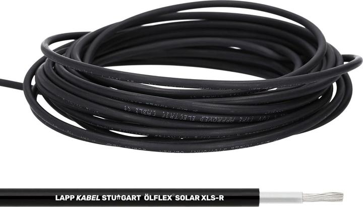 Immagine prodotto Lapp 10 metri 0023137 ÖLFLEX SOLAR XLS-R 1X4 WH/BK I Cavo per tecnologia solare I Cavo solare per uso (Cavo solare)