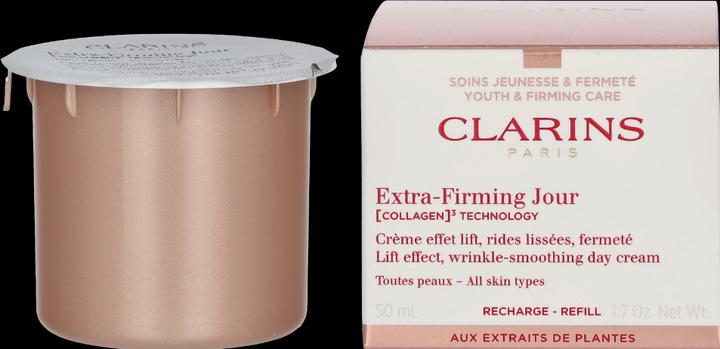 Immagine prodotto Clarins Extra-Firming Jour (COLLAGEN)³ TECHNOLOGY Crème Toutes Peaux Refill (50 ml, Crema da giorno)