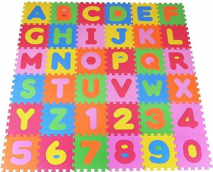 Actual product image Knorrtoys Puzzlematte - "Alphabet + Zahlen" /36-tlg./30cm (30 x 30 cm)