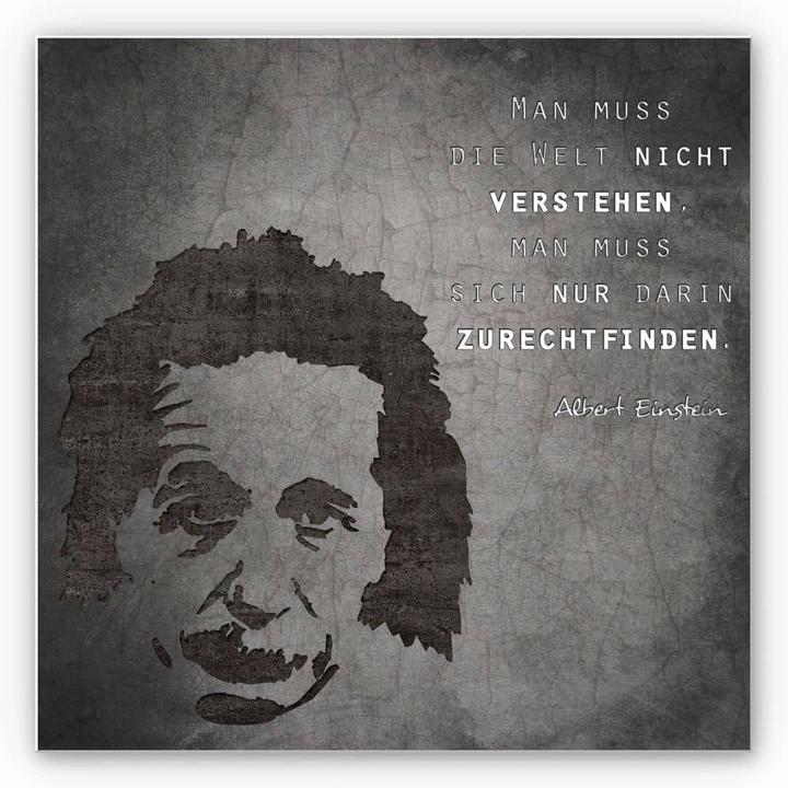 Image du produit Trenddeko Albert Einstein (70 x 70 cm)