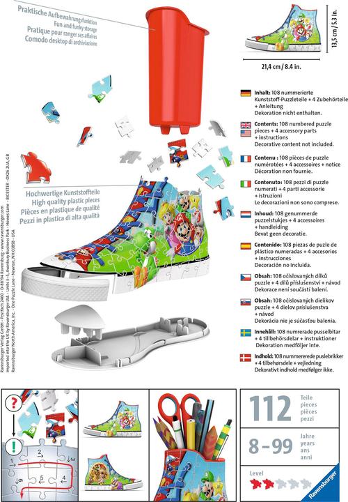 Actual product image Thinkfun Sneaker Super Mario (108 pieces)