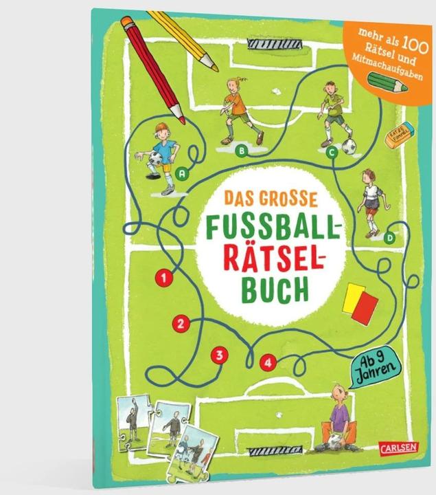 Produktbild Das grosse Fussball-Rätselbuch (Deutsch, Cordula Thörner, Christiane Hahn, 2024)