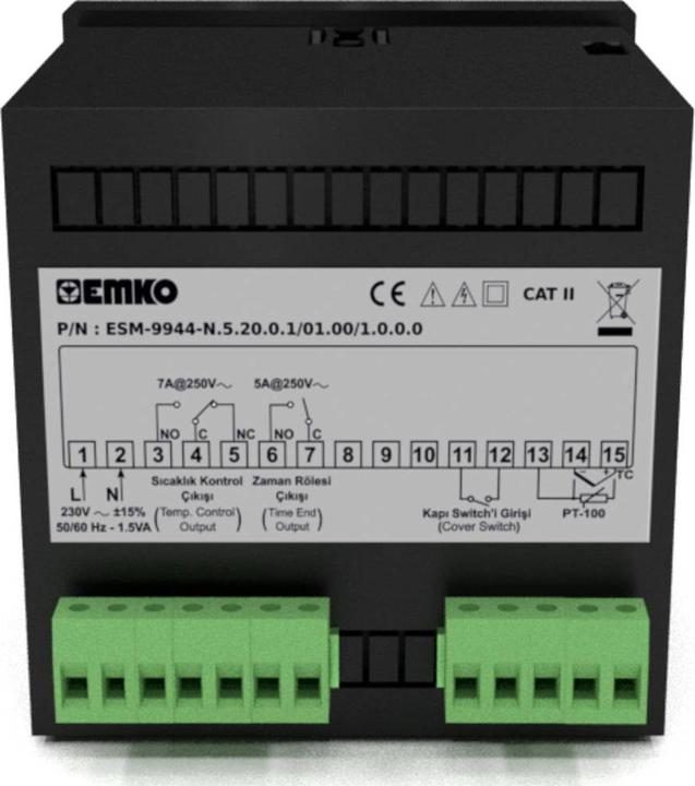Produktbild Emko Temperaturregler ESM 9944 N 50 bis 999 °C Relais 16 A (L x B H) 100 96 mm