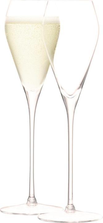 Immagine prodotto LSA Bicchiere da vino Prosecco 250ml - trasparente x 2 (25 cl, 2 Occhiali, Bicchieri da champagne)