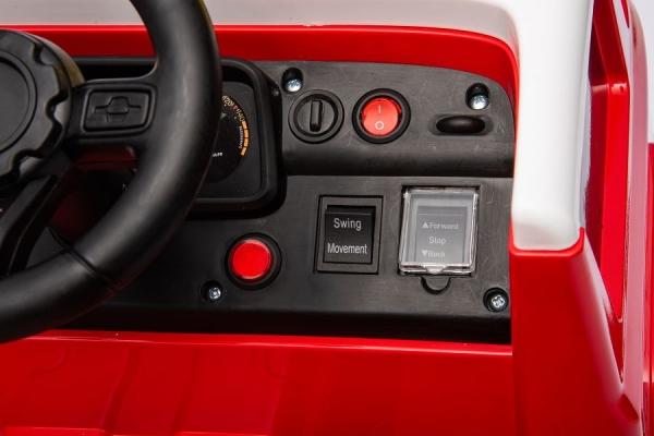 Produktbild Es-toys Kinderfahrzeug – Elektro Auto „Feuerwehr“ – 12V7AH Akku, 4 Motoren - Fernsteuerung, MP3 + Si (12 V)