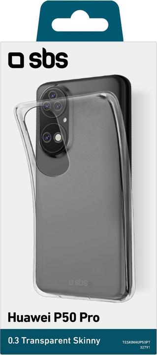 Immagine prodotto SBS Cover skinny HUAWEI P50 Pro, trasparente (Huawei P50 Pro)
