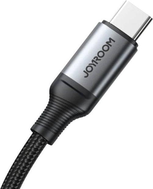 Actual product image Joyroom Cable Speedy USB SA21-1T3, 3 in 1/ 30W/Cable 1.2m (black) (1.20 m)