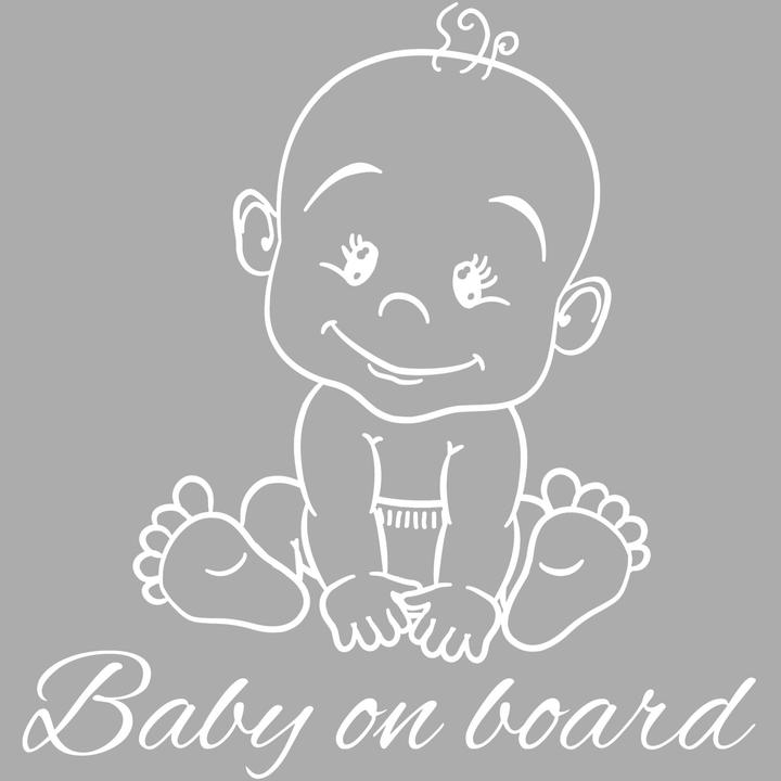 Produktbild Avionaut Baby Autoaufkleber Sweet Smile Boy - Weiss