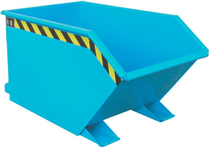 Actual product image kaiserkraft Tipping container for chips, low overall height, without wheels (500 l)