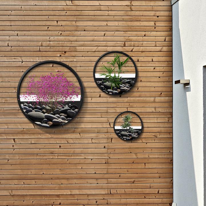 Immagine prodotto Outsunny Set di vasi da fiori da parete (30.50 cm)