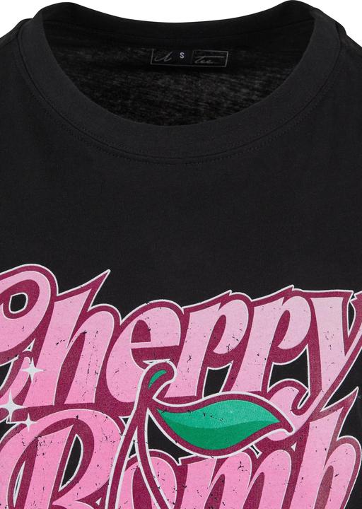 Actual product image Miss Tee Cherry Bomb Ladies Short Overised Tee - 159397 (XL)