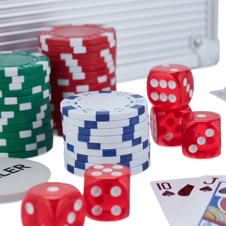 Produktbild Relaxdays Pokerkoffer (Französisch)