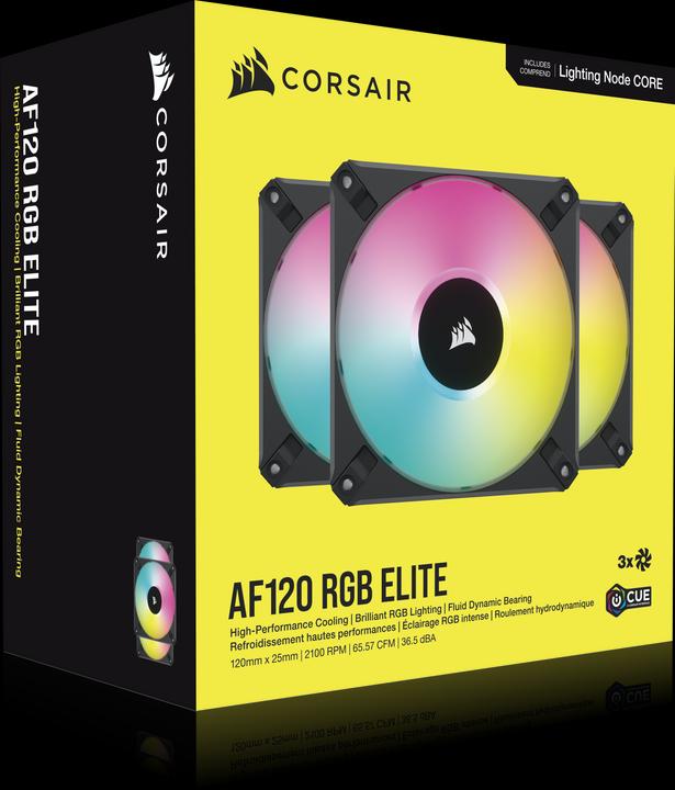 Produktbild Corsair AF120 RGB Elite (120 mm, 3 x)