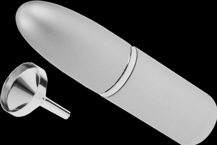 Produktbild Taschenzerstäuber silber für 4 ml + Trichter silber in Geschenkpackung (4 ml)