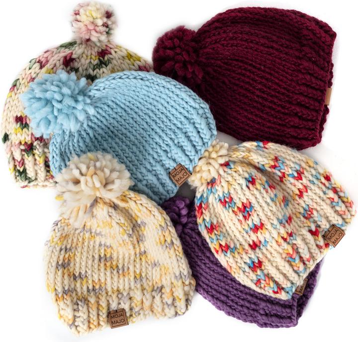 Immagine prodotto Moja Majo Cappello di lana per bambini Marcy Taglia Unica, Bordeaux