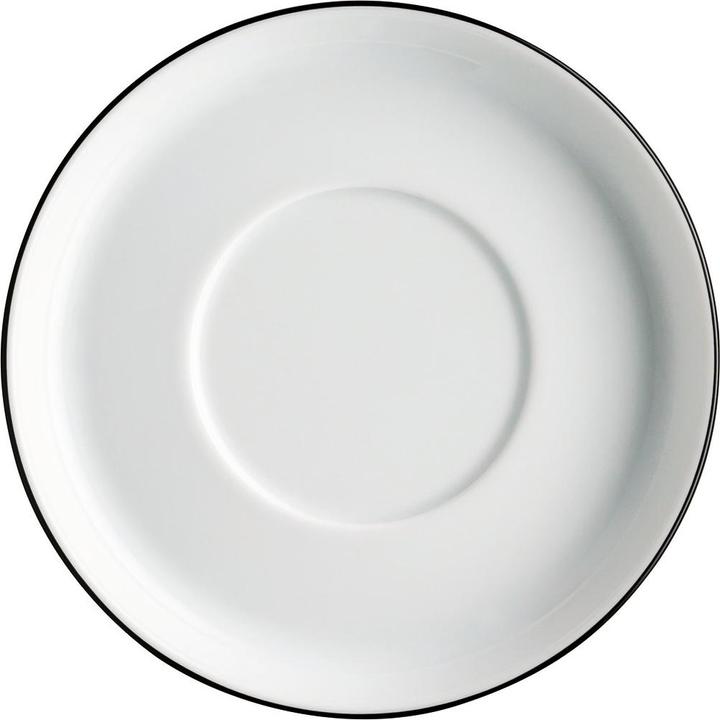 Actual product image Arzberg Cucina-Basic Colori Black espresso saucer 13cm (1 x)