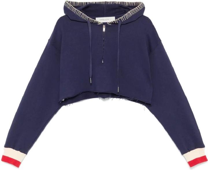 Golden Goose Journey Ws Zipped Hoodie Cropped (S)