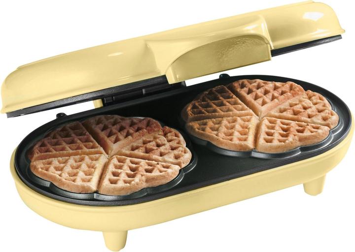 Produktbild Bestron Doppelherzwaffel Maker, Vanille