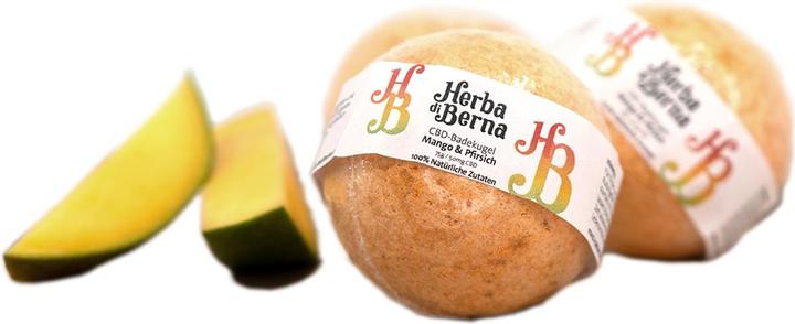 Herba di Berna CBD Badekugel Mango & Pfirsich (Badekugeln)