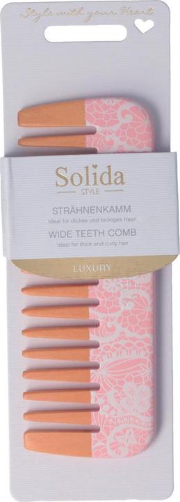 Produktbild Solida FSC Birke Stylingkamm rosa Spitze
