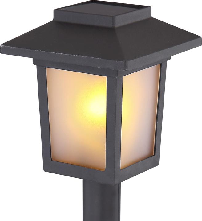Actual product image Globo Solar light black 10xLED (IP44)