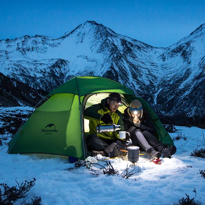 Actual product image Naturehike Cloud Peak 2 20d T-Zip tent nh17k240-y-green (2.50 kg, 2 persons)