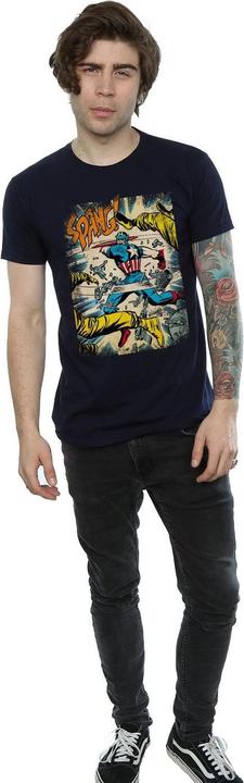 Image du produit - T-shirt CAPTAIN AMERICA SPANG - Homme (3XL)