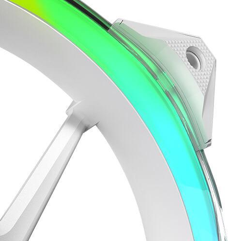 Image du produit Antec Ventilateur De Boitier Fusion RGB - 12cm (Blanc) (120 mm)