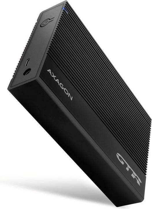 Axagon EE35-GTR, USB-C - SATA 3.5" RIBBED box, ÄernÃ½ (3.5")