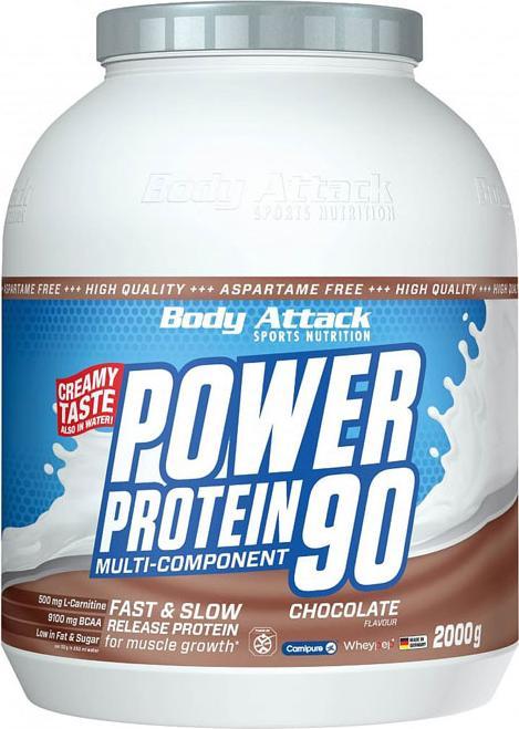 Actual product image Body Attack New Power Protein 90 (2000g can) (Strawberry, 1 pcs., 2000 g)