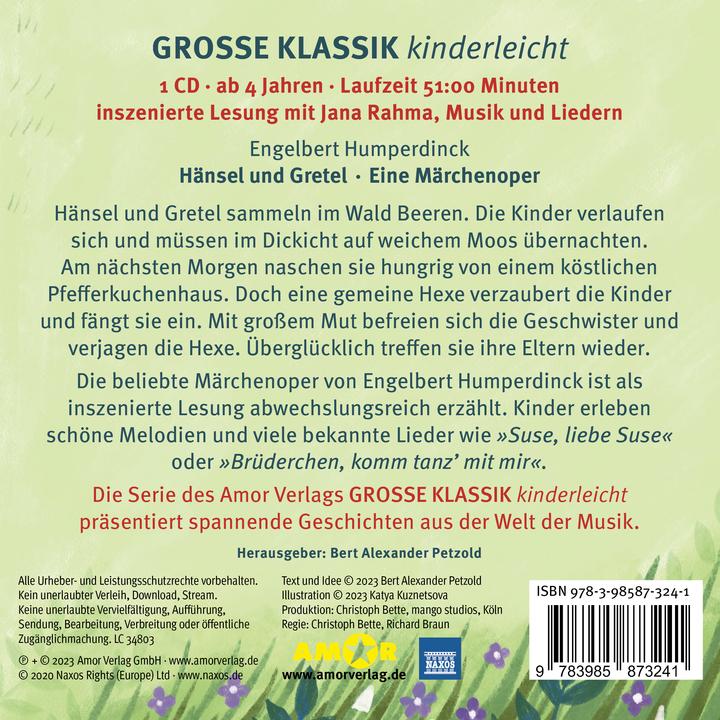Produktbild Hänsel und Gretel. Eine Märchenoper (Engelbert Humperdinck, Bert Alexander Petzold, Katya Kuznetsova, Jana Rahma, Deutsch)