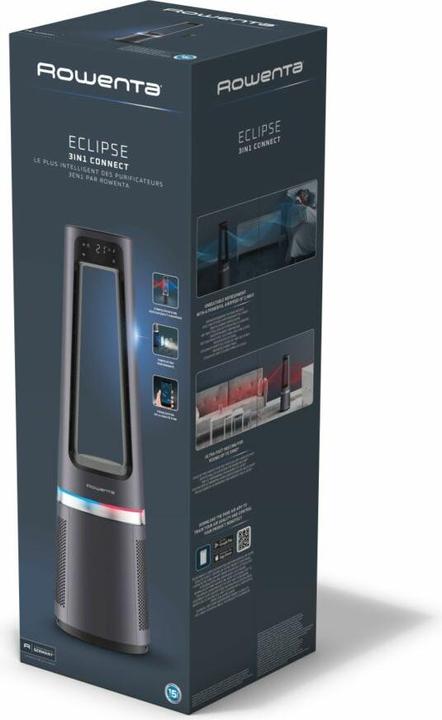 Produktbild Rowenta QU5072 Eclipse Connect 3-in1 Luftreiniger schwarz 2000 W (50 m²)