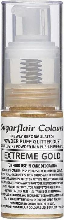 Valori nutrizionali e ingredienti Sugarflair Polvere di glitter Spray Oro Estremo 10 g (1 x)