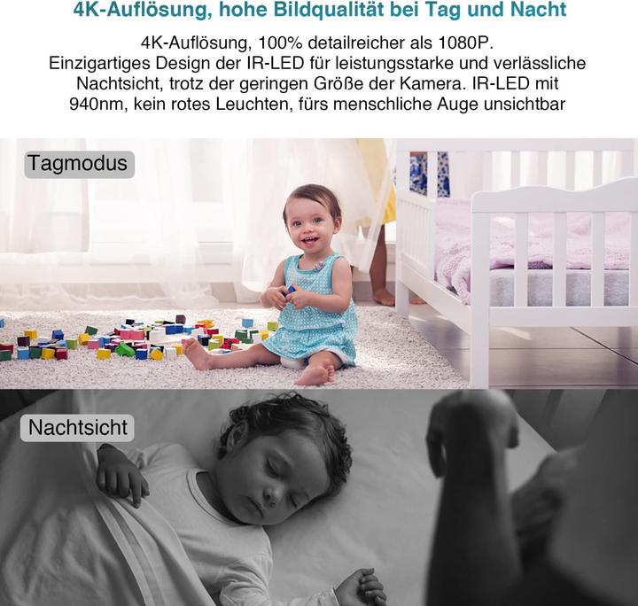 Actual product image Wiwacam MW5 4K Ultra HD WLAN Überwachungskamera