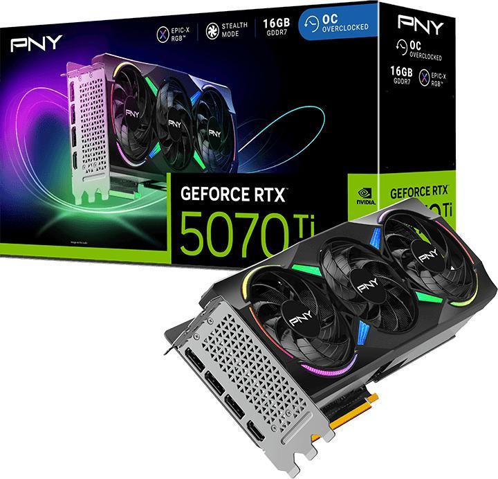 Produktbild PNY GeForce RTX 5070 Ti ARGB OC (16 GB)