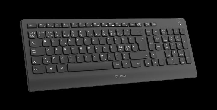 Actual product image Deltaco Bluetooth, Silent full size keyboard (DE, Wireless)