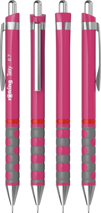 Actual product image Rotring Minenbleistift Tikky 0.7 mm, Magenta (0.70 mm, HB, 1 x)