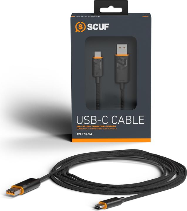 Scuf USB-C-Kabel 3.6m (Xbox Series X, Xbox Series S, Xbox One S, Xbox One X, PS5)