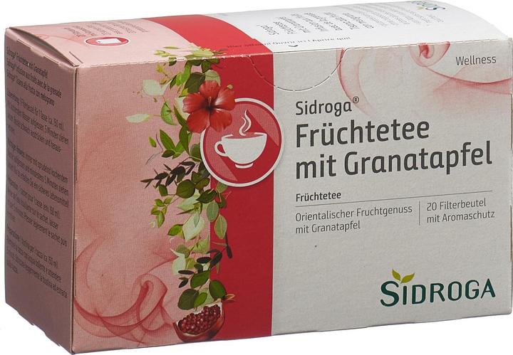 Actual product image Sidroga Fruits with Pomegranate Tea Bag Btl (40 g)