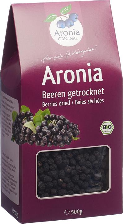 Actual product image Aronia Original Organic berries dried (500 g)