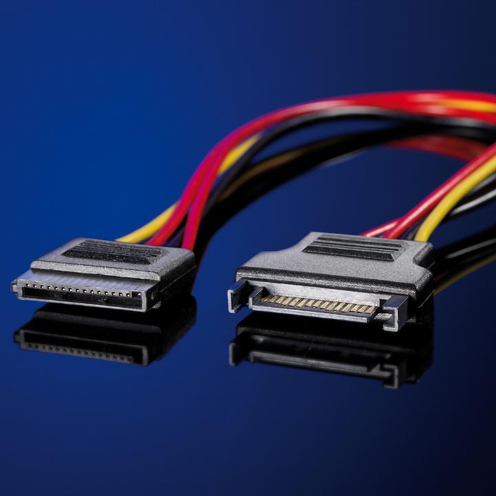 Actual product image Roline SATA power extension