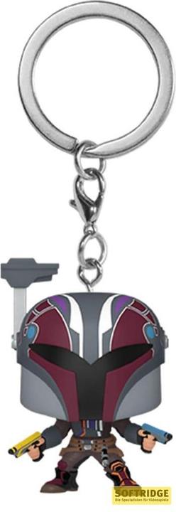 Immagine prodotto Funko Star Wars: Ahsoka POP! portachiavi in vinile 4 cm Sabine Wren Display (12)