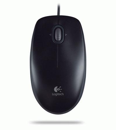 Image du produit Logitech Souris optique B110, noire (Filaire)