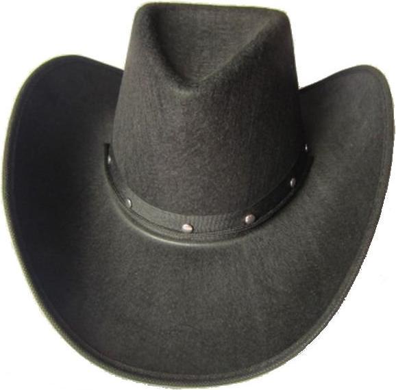 Produktbild TrendDesign Cowboyhut mit Nieten für Erwachsene in verschiedenen Farben schwarz