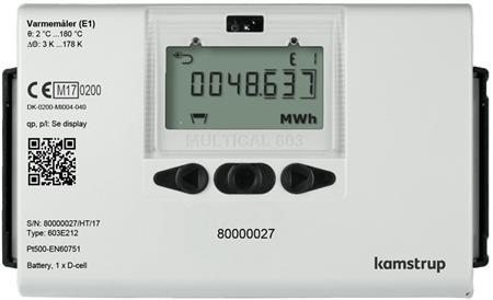 Productafbeelding Kamstrup Vuurwapen MULTICAL® 603 3,5M³/H / 260mm / 1 1/4", med batteri