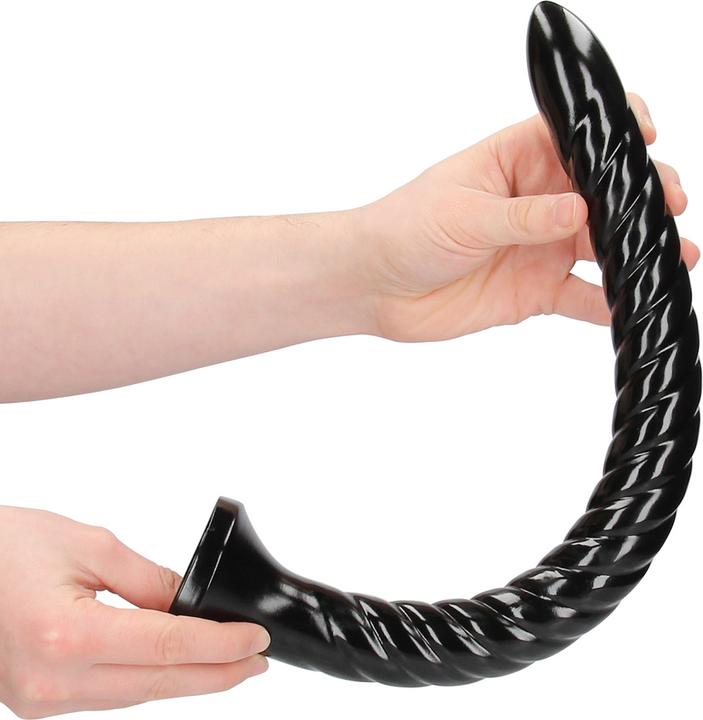 Actual product image Ouch! Swirled Anal Snake - 16"/ 40 cm